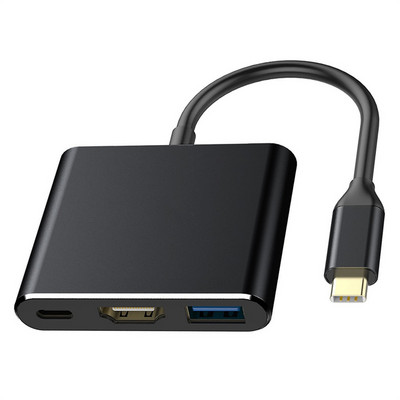 3 u 1 tip C na USB 3.0 HDMI-kompatibilan adapterski kabel za punjenje USB-C 3.1 Hub za Macbook Air Pro Huawei Mate10 Samsung S8/9/10