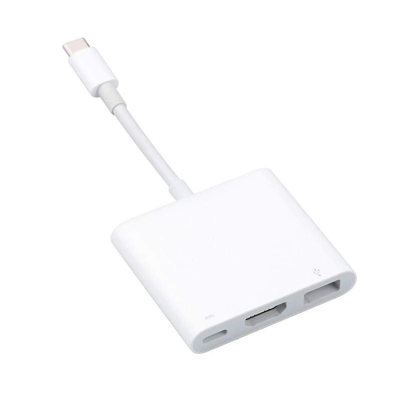 3 u 1 tip C na USB 3.0 HDMI-kompatibilan adapterski kabel za punjenje USB-C 3.1 Hub za Macbook Air Pro Huawei Mate10 Samsung S8/9/10