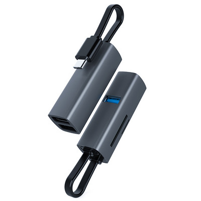 C tipa USB C HUB dokstacijas 3.0 5 portu vairāku sadalītāju adapteris Xiaomi Huawei Macbook Pro Air Pro automašīnas datora USB paplašinātājam