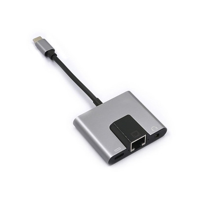Mobilni telefon Laptop Hub velike brzine PD Brzo punjenje USB C do 3,5 mm Audio Type-C do Ethernet LAN mrežnog adaptera