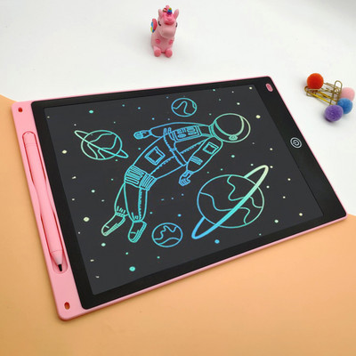 12-inčni LCD ploča za pisanje Elektronički digitalni crtaći Doodle tablet Šareni blok za rukopis za djecu Ultra-tanka ploča s olovkom