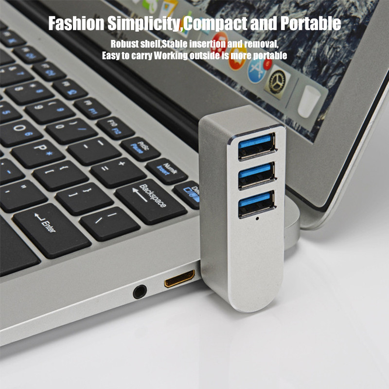 3 az 1-ben vezeték nélküli USB 3.0 hub laptop adapterhez PC számítógép USB töltő elosztó notebook elosztó támogatás Macbookhoz Dell Lenovo HP