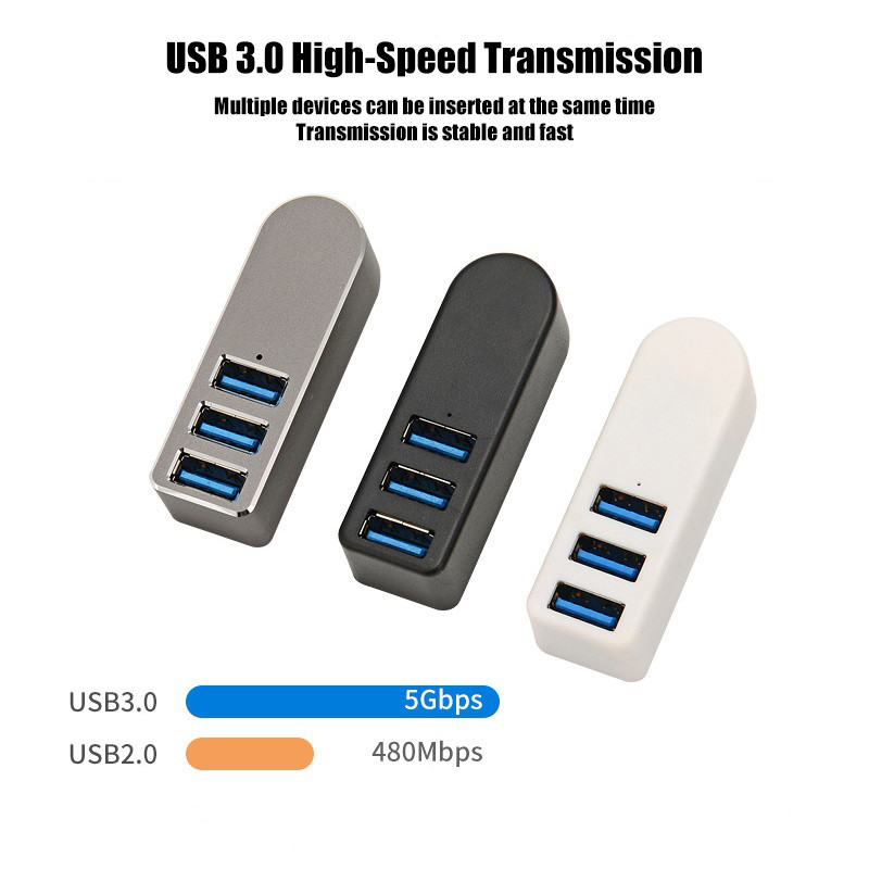 3 az 1-ben vezeték nélküli USB 3.0 hub laptop adapterhez PC számítógép USB töltő elosztó notebook elosztó támogatás Macbookhoz Dell Lenovo HP
