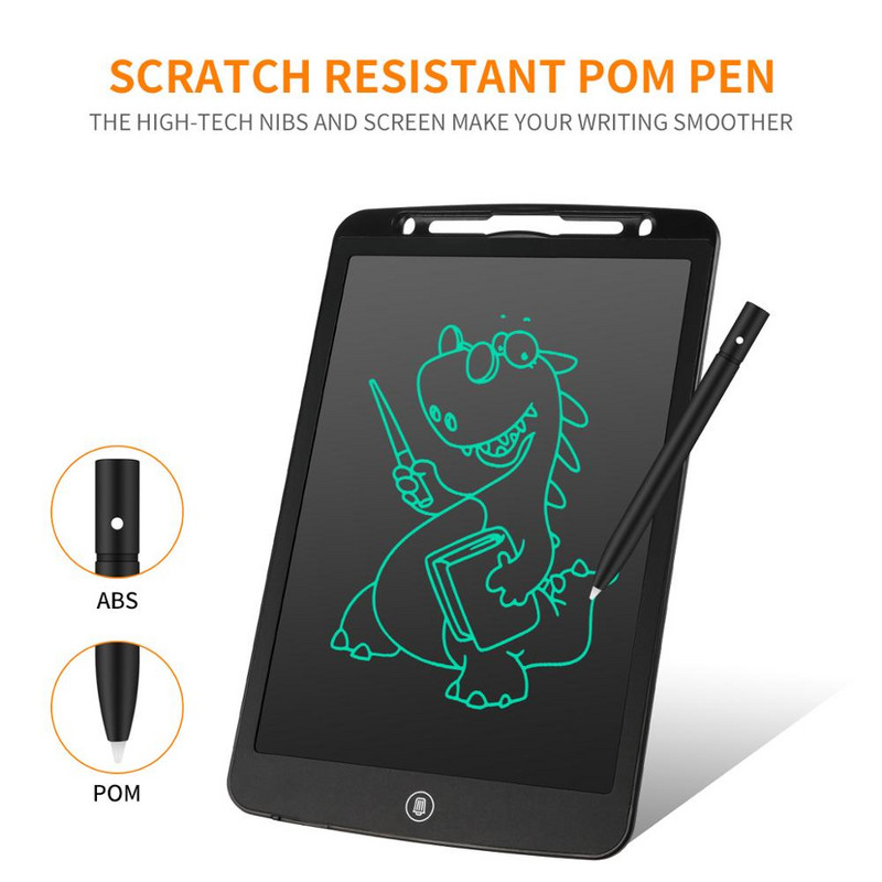 LCD grafinis rašymo planšetinis kompiuteris 8,5/10/12 colių nešiojamas išmanusis elektroninis bloknotas piešimo ranka rašymo lenta su storu rašikliu