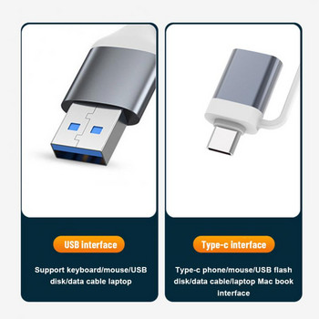 RYRA USB 3.0 USB-C HUB Adapter Type-c/USB 3.0/2.0 Multi Splitter Adapter OTG 4 Ports for PC Phone Phone Macbook USB Accessories