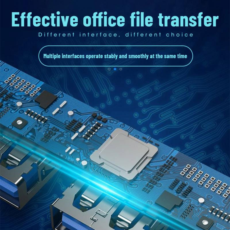 RYRA USB 3.0 Adaptor USB-C HUB Tip-c/USB 3.0/2.0 Adaptor Multi Splitter OTG 4 porturi pentru PC Laptop Telefon Macbook Accesorii USB