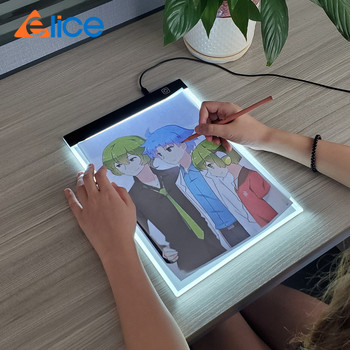 Μικρός πίνακας σχεδίασης Α4 Πίνακας με φωτισμό Led USB Art Copy Pad Board Πίνακας ζωγραφικής παιδικού παιχνιδιού Εκπαιδευτικά δώρα για παιδιά