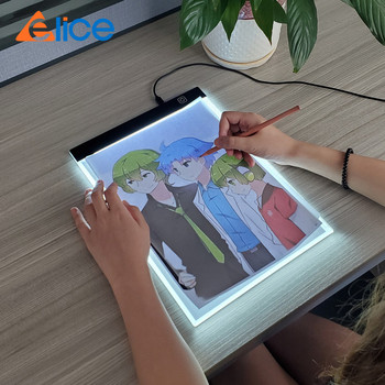 Малка дъска за рисуване A4 Led light pad USB Art Copy Pad Board Детска играчка Дъска за рисуване Образователни подаръци за деца