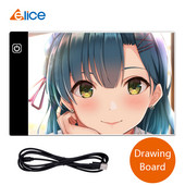 Tampă subțire portabilă de lumină LED A5 Tracer USB Power LED Artcraft Tracing Light Pad hârtie de urmărire pentru pictura cu diamant 5D DIY