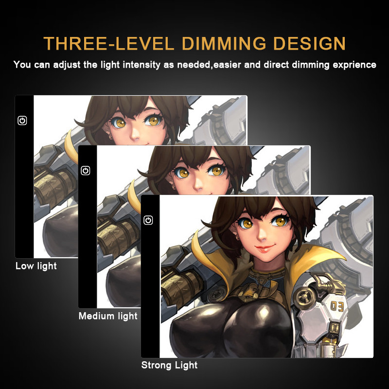 Tampă subțire portabilă de lumină LED A5 Tracer USB Power LED Artcraft Tracing Light Pad hârtie de urmărire pentru pictura cu diamant 5D DIY