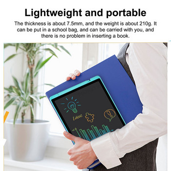 Ταμπλέτα γραφής με πολύχρωμη οθόνη LCD 8,5 ιντσών Έξυπνη οικογενειακή πινακίδα μηνυμάτων με σχέδιο χειρογράφου με λειτουργία κλειδώματος οθόνης