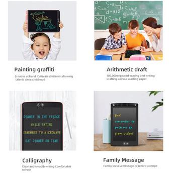 8,5-инчов LCD таблет за писане с цветен екран Интелигентна табла за семейни съобщения Подложки за рисуване на ръкопис с функция за заключен екран