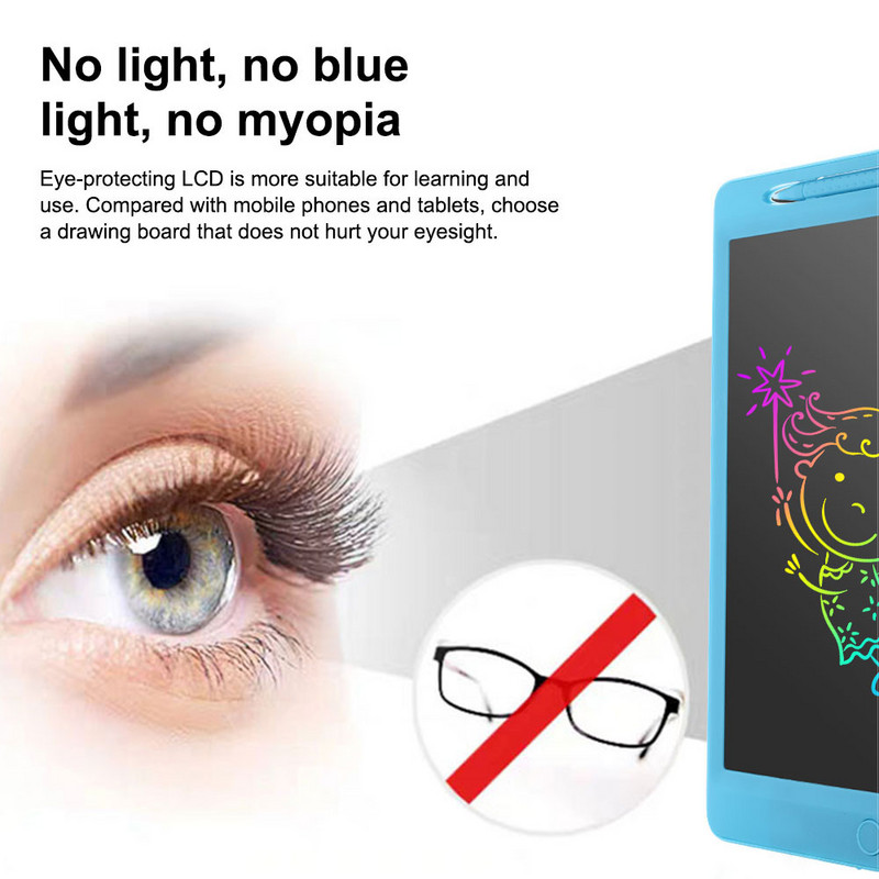8,5 colio skystųjų kristalų ekranas, spalvingas ekranas, rašomasis planšetinis kompiuteris išmanioji šeimos pranešimų lenta, piešimo ranka rašymo pagalvėlės su užrakinimo ekrano funkcija