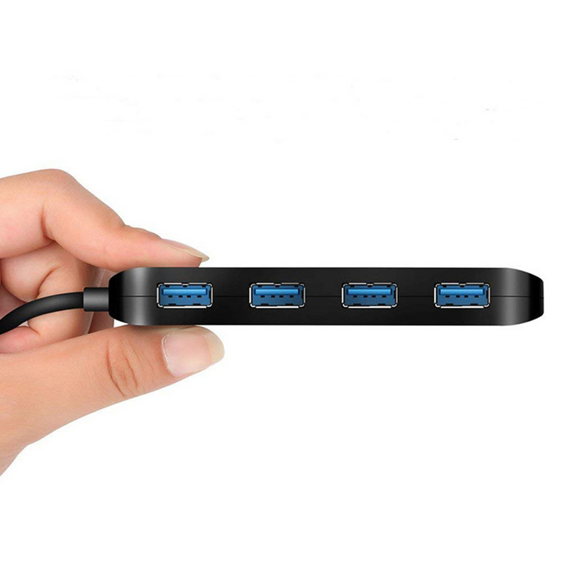 Nagy sebességű Type-C USB3 0 HUB Multi USB Splitter 4 Port Expander Több USB bővítő Számítógép-tartozékok Laptop PC-hez