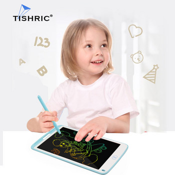 TISHRIC 10-инчов таблет Таблет за рисуване Графичен таблет Дъгов цвят с ключалка Електроника Играчки Детски таблет за рисуване
