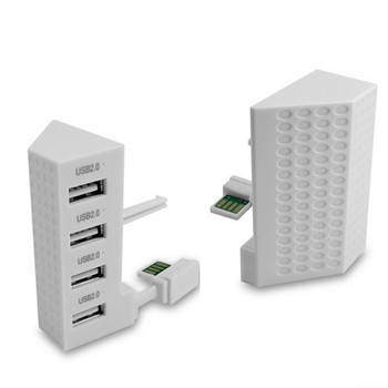 4 порта USB 2.0 адаптер USB хъб сплитер удължителен адаптер за Xbox One S игрова конзола за USB порт аксесоари