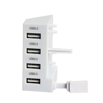 4 portos USB 2.0 adapter USB Hub Splitter bővítő adapter Xbox One S játékkonzolhoz USB porthoz Tartozékok