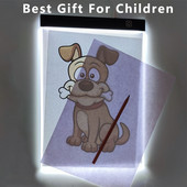 A5 3 razine s mogućnošću prigušivanja 3 boje Led ploča za crtanje i kopiranje za dječje igračke Dječje slikanje Edukativne igračke Kreacija za dijete