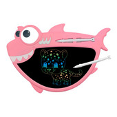 LCD rakstāmā planšetdatora zīmēšanas paliktnis Krāsains 8,5 collu rokraksta dēlis ar irbuļa bloķēšanas pogu mazu bērnu mācību rotaļlietai