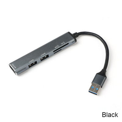5 u 1 tip C HUB brzi USB3.0 HUB Splitter čitač kartica Multiport sa SD TF priključcima za Macbook računala Dodatna oprema HUB USB