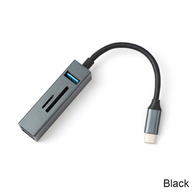 5 u 1 tip C HUB brzi USB3.0 HUB Splitter čitač kartica Multiport sa SD TF priključcima za Macbook računala Dodatna oprema HUB USB