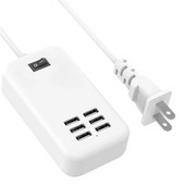 Prijenosni USB punjač sa 6 priključaka EU US UK utikač 5V 3A zidni adapter Punjenje mobilnog telefona Prikladno za IPhone Xiaomi Samsung
