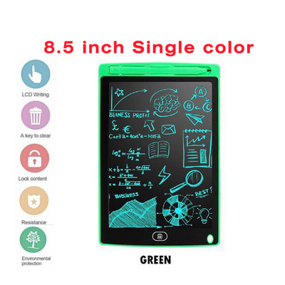 8,5 6,5 colio LCD piešimo planšetė, skirta vaikams Žaislų dažymo įrankiai Elektronika Rašymo planšetė Boy Kids Mokomoji plona lenta