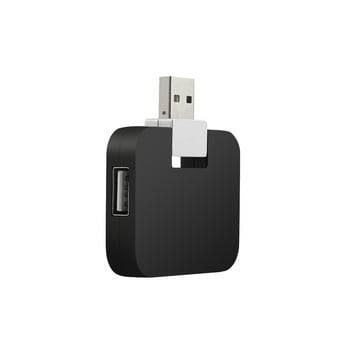 CHYI Mini USB Hub 4 θυρών USB 2.0 Expander Hab τετράγωνου σχήματος Αναδιπλούμενος μικροπροσαρμογέας πολλαπλών διαχωριστών για αξεσουάρ φορητού υπολογιστή