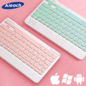 Su Bluetooth suderinama klaviatūra skirta Apple Teclado iPad Xiaomi Samsung Huawei Phone Tablet belaidė klaviatūra, skirta Android Windows