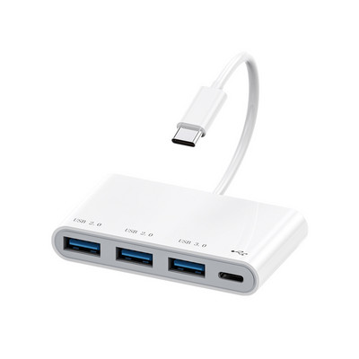 USB HUB 3.0 Type-C 4 in 1 vairāku pieslēgvietu ātrgaitas adaptera sadalītājs OTG priekš Nintendo Switch PS3 4 Xbox planšetdatora klēpjdatora piederumi