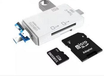 Αναγνώστης καρτών υψηλής ταχύτητας USB 3.0 Τύπος C σε SD Προσαρμογέας Micro TF SD για φορητό υπολογιστή Αξεσουάρ OTG Cardreader Smart Memory SD