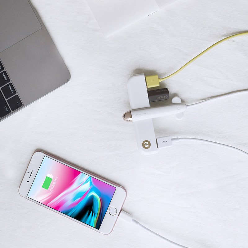 USB 2.0 Hub 4 priključka USB Hub Expander u obliku aviona Tip USB punjača Razdjelnik Adapter Za PC Laptop Telefon Računalna oprema