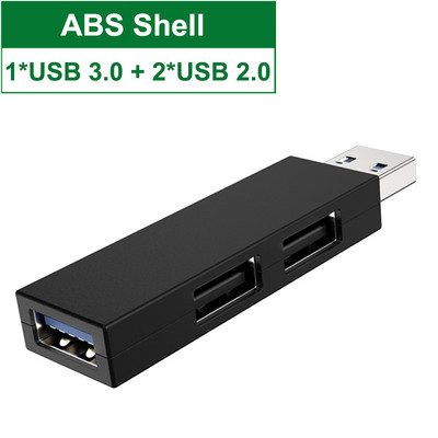 Usb Hub 3.0 2.0 Multi Usb Splitter 3 Ports Extensor For Windows Macbook Laptop Otg Adapter PC Computer Notebook Dodaci