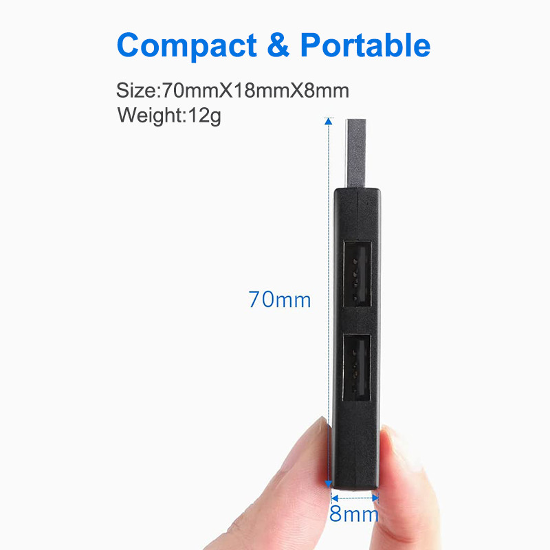 Usb Hub 3.0 2.0 Multi Usb Splitter 3 Ports Extensor For Windows Macbook Laptop Otg Adapter PC Computer Notebook Dodaci