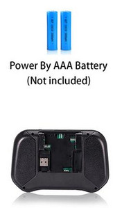 Nova mini i10 tipkovnica s pozadinskim osvjetljenjem u 7 boja, 2.4G bežični zračni miš s ugrađenom litijskom baterijom i punjivom tipkovnicom za PC TV BOX Gamepad