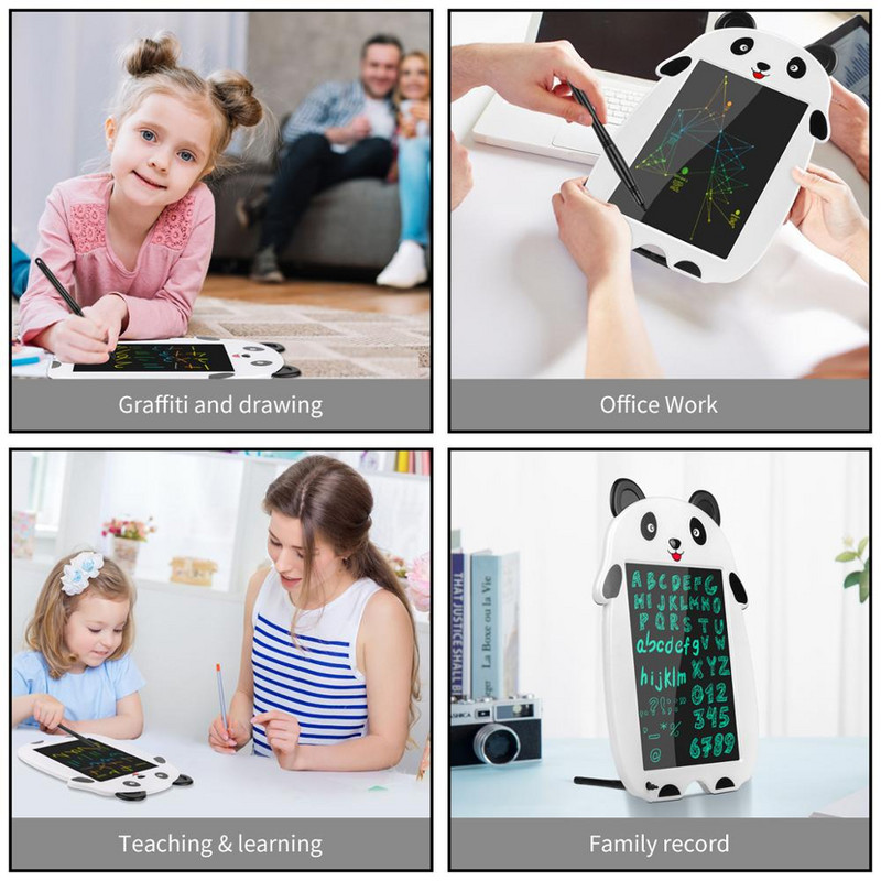 8,5 collu Panda LCD rakstīšanas planšetdators ar pildspalvu digitālo zīmējumu elektroniskā rokraksta bloka ziņojumu grafikas dēlis