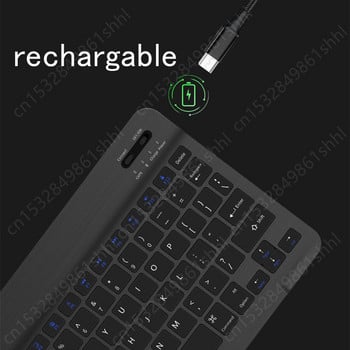 Безжична клавиатура за Xiaomi Mi Pad 6 Pro MiPad 6 Clavier Azerty за Xiaomi Pad 6 Pro Bluetooth-съвместима акумулаторна клавиатура