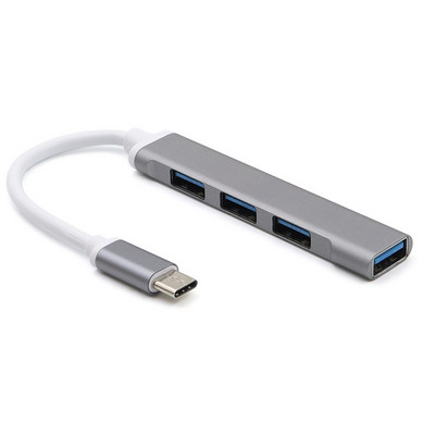 USB čvorišta tipa C 3.1 Splitter adapter OTG za Lenovo Sumsung Imac Macbook m 1 5 Air Pro Dodatna oprema za prijenosna računala USB 3 0 4 porta