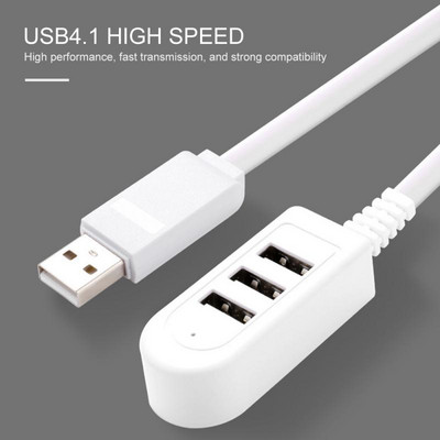 3 porta USB 2.0 Hub Splitter Hi-Speed 3-Port Splitter Hub Adapter USB Hub za PC Računalo Prijenosno računalo Dodatna oprema