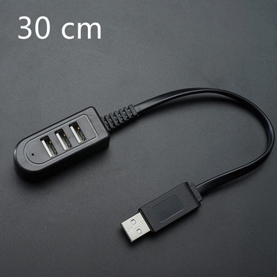 3 portos USB 2.0 hub elosztó nagy sebességű 3 portos elosztó hub adapter USB elosztó PC számítógéphez notebook számítógép tartozékok