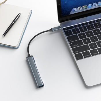 Τύπος C USB C HUB Προσαρμογέας πολλαπλού διαχωριστή 4 θυρών OTG PD Charge για Lenovo Xiaomi Macbook Pro 13 15 Air Pro Type C Splitter