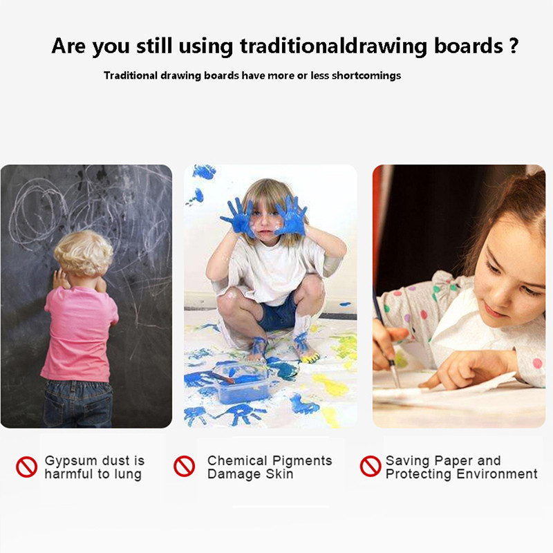 8,5 hüvelykes LCD írótábla elektronikus rajz grafikus tábla, színes, színes kézírásos tábla gyerekeknek születésnapi ajándék