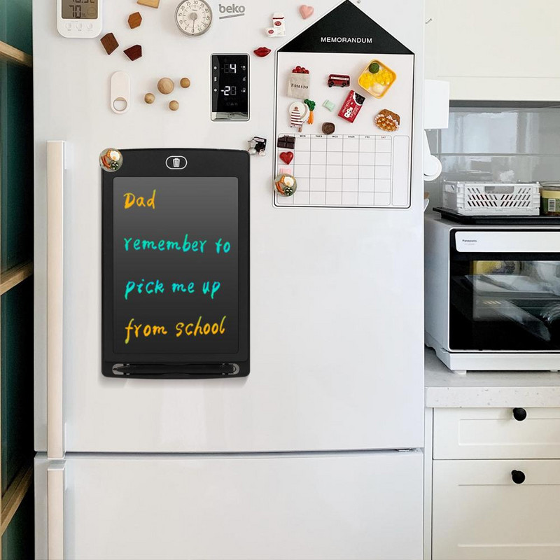 Tabletă de scris LCD digitală de 8,5 inchi, stilou gros, tablete grafice pentru desen, bloc electronic de scris de mână, blocnotes de afaceri pentru cadouri pentru copii