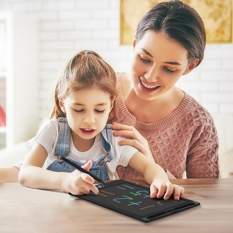 Tabletă de scris LCD digitală de 8,5 inchi, stilou gros, tablete grafice pentru desen, bloc electronic de scris de mână, blocnotes de afaceri pentru cadouri pentru copii