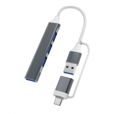 Mugav arvutijaotur, kaasaskantav splitter jaotur, toiteedastus 5Gbps 2-ühes arvutijagaja kiire edastus