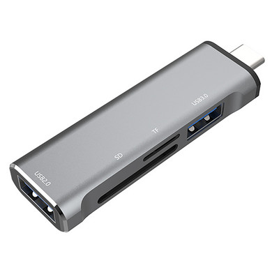 USB HUB Tip C HUB Aluminijska legura USB 3.0 USB 2.0 TF / SD 4 porta Multi Splitter OTG za Lenovo HUAWEI Xiaomi čitač kartica za PC