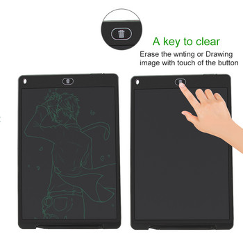 CHUYI 12-инчов таблет за писане Графична платка Преносим LCD цифров таблет за рисуване Електроника Бележник за изкуство на почерк за деца