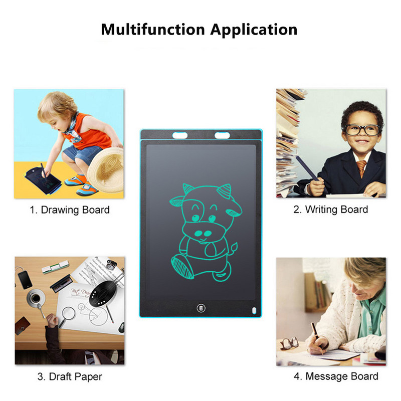 Tabletă de scris LCD portabilă Tabletă grafică Tampoane de desen pentru copii DIY Tabletă electronică Tabletă ultra-subțire