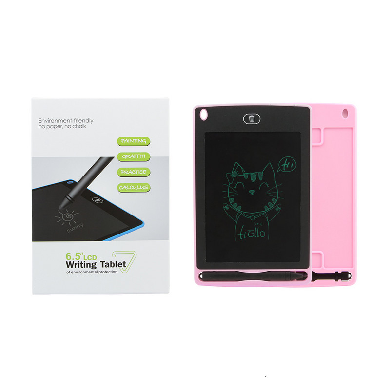 CHYI 6,5 hüvelykes LCD írótábla elektronikus digitális grafikus tábla ultravékony érintőképernyős kézírólap jegyzet rajztábla gyerekeknek