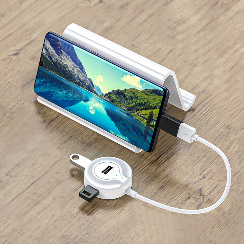 USB 2.0 Hub Splitter High Speed Hub 4-Port Hub Laptop One Pull Four Converter Extension Periferija računala